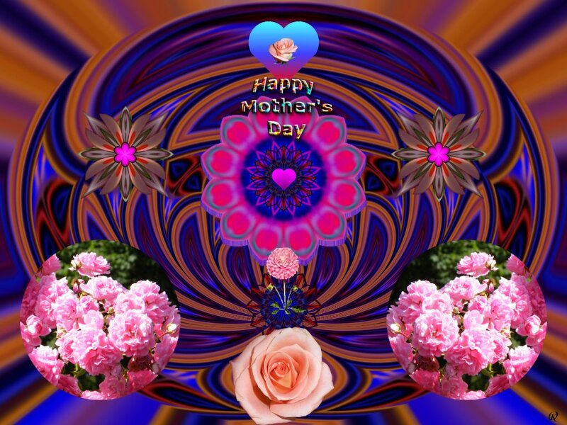 Mother's Day Digital Art — Blue