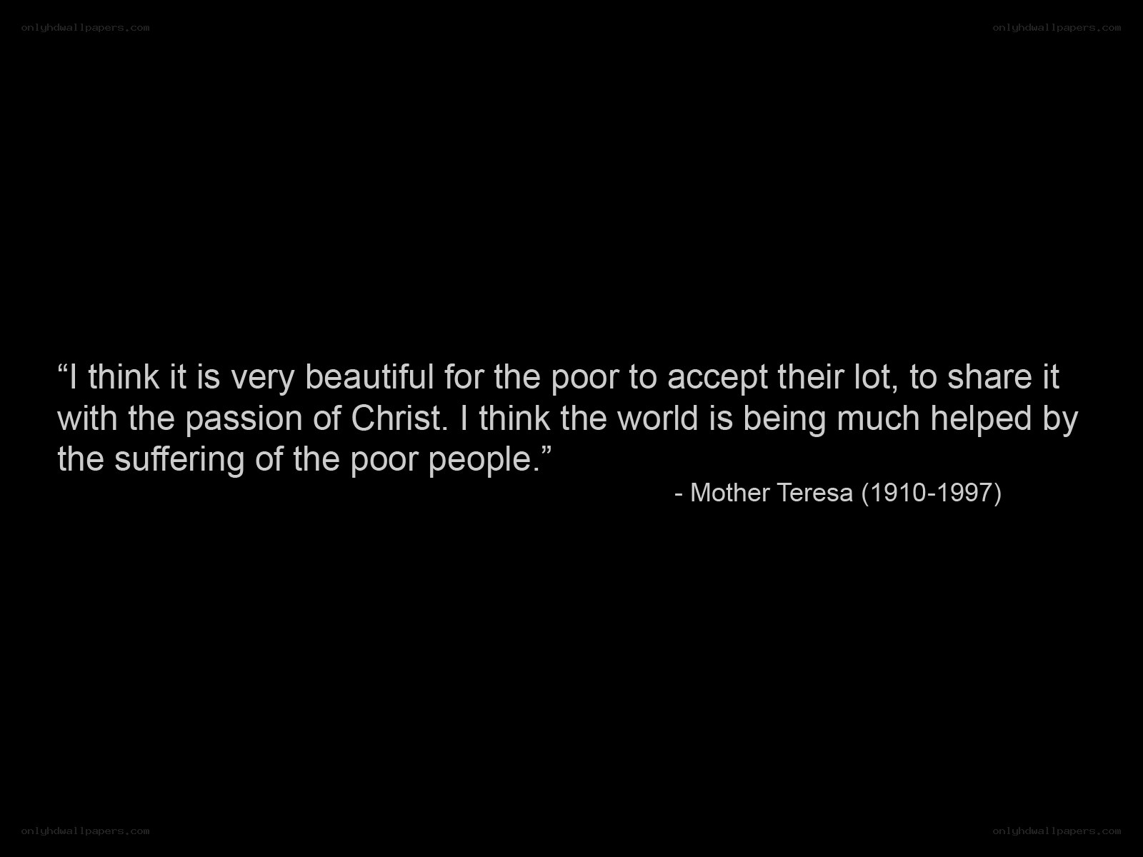 Mother Teresa quote