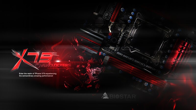 Motherboard with Red Lighting