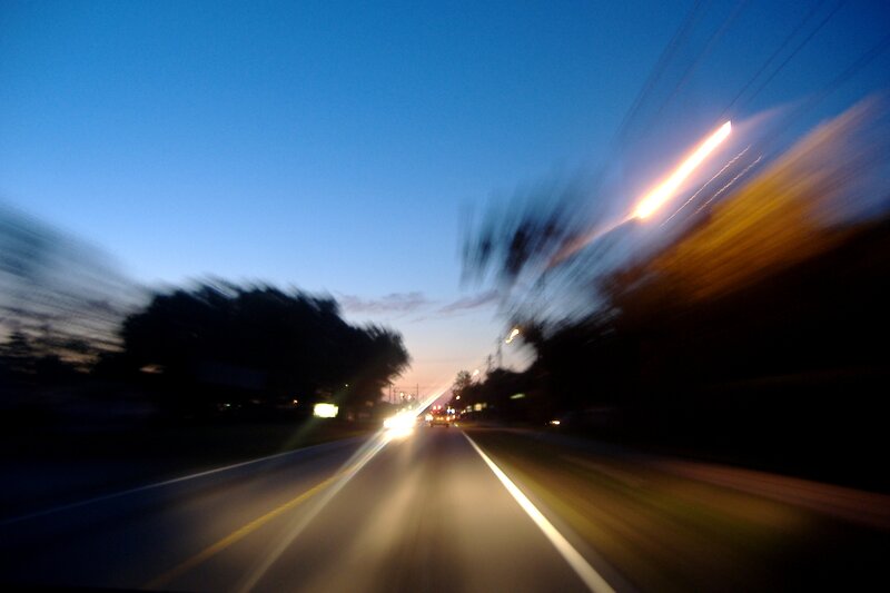 Motion Blur on Road