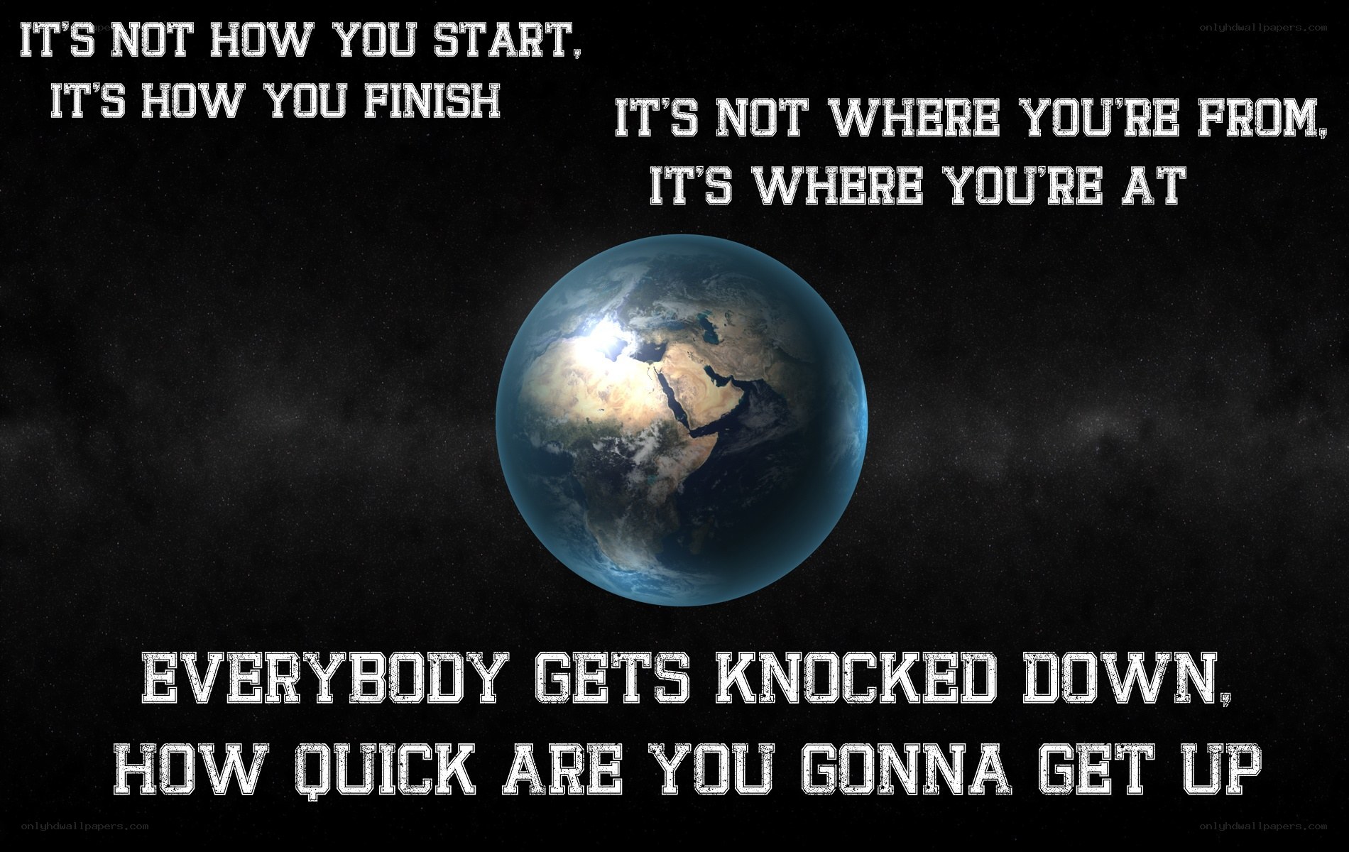 motivational earth quote