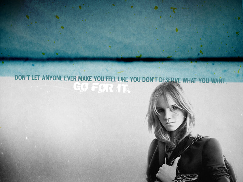 motivational quote with woman