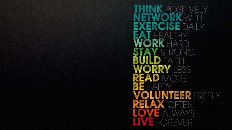 Motivational Text on Dark Background — Black, Inspirational