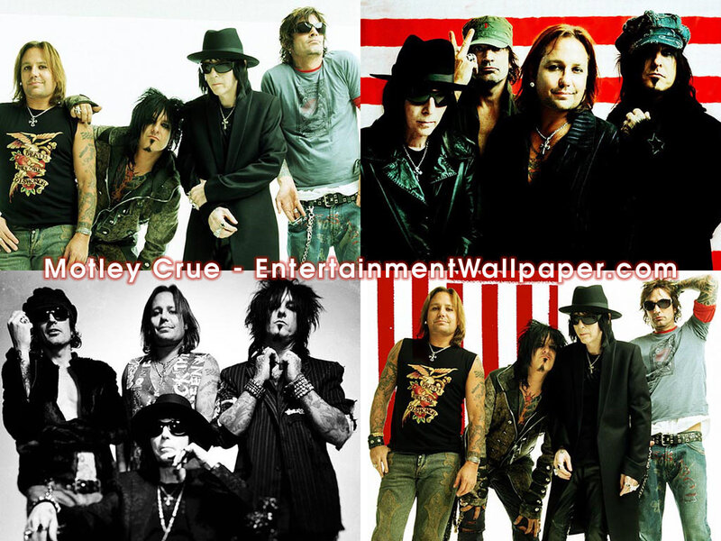 Motley Crue band collage