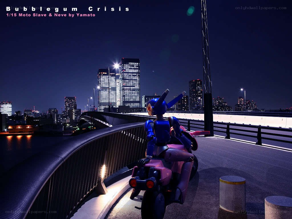Moto Slave and Neve at night