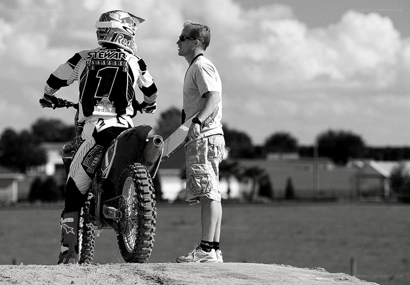 Motocross rider and coach