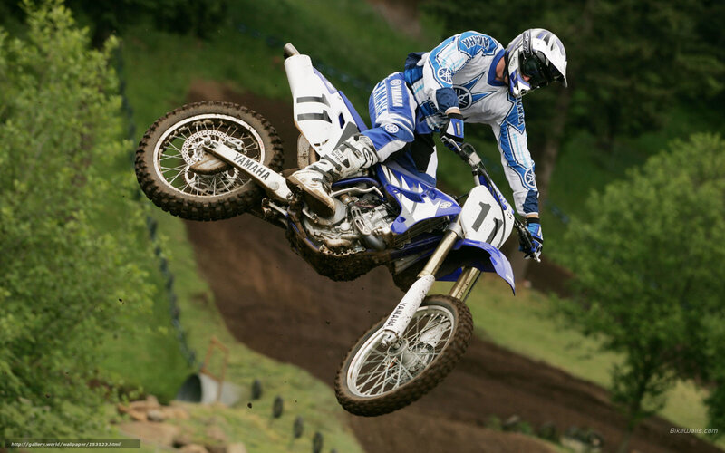 motocross rider in mid-air