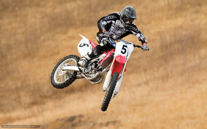Motocross Rider in Mid-air — Brown, Dynamic, Afternoon, Photograph