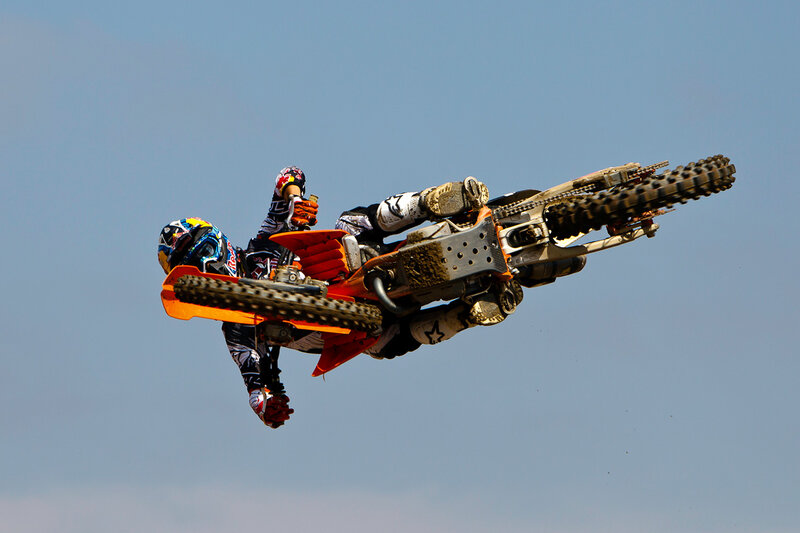 Motocross Rider Mid-air