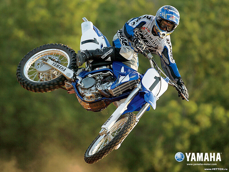 Motocross Rider on Bike