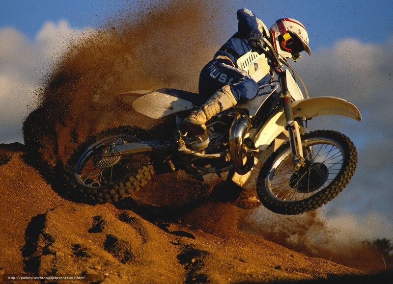 Motocross Rider on Dirt — Brown, Dynamic, Afternoon