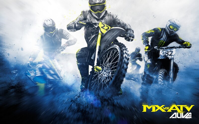 Motocross Riders Racing — Blue