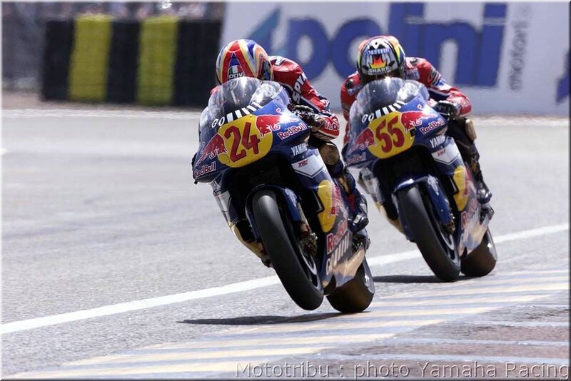 MotoGP race action
