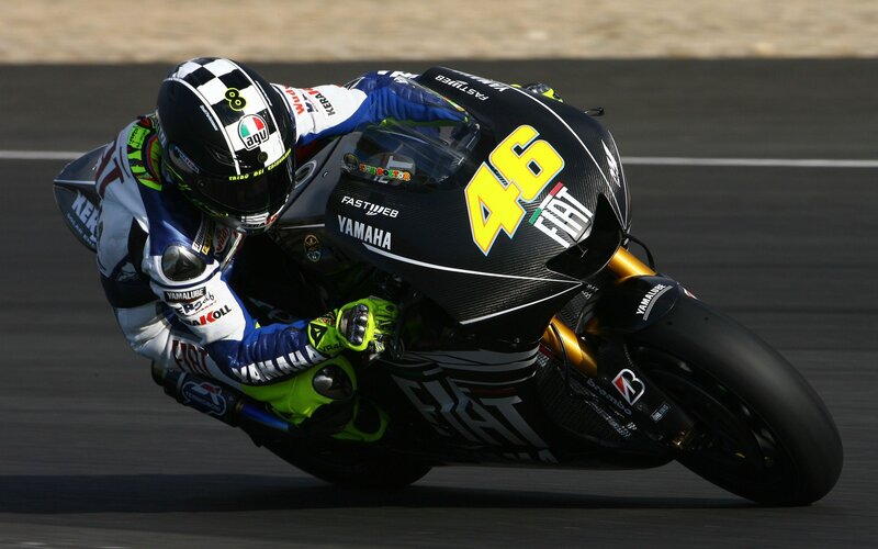 MotoGP rider on Yamaha