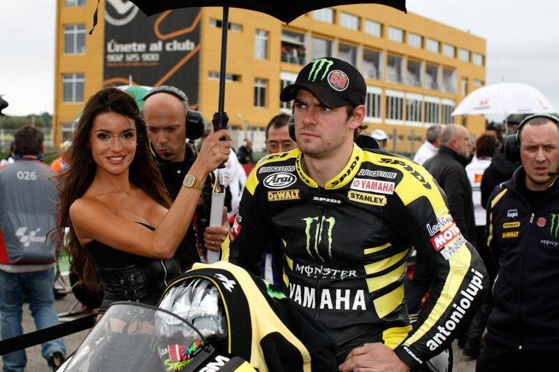 MotoGP rider with grid girl