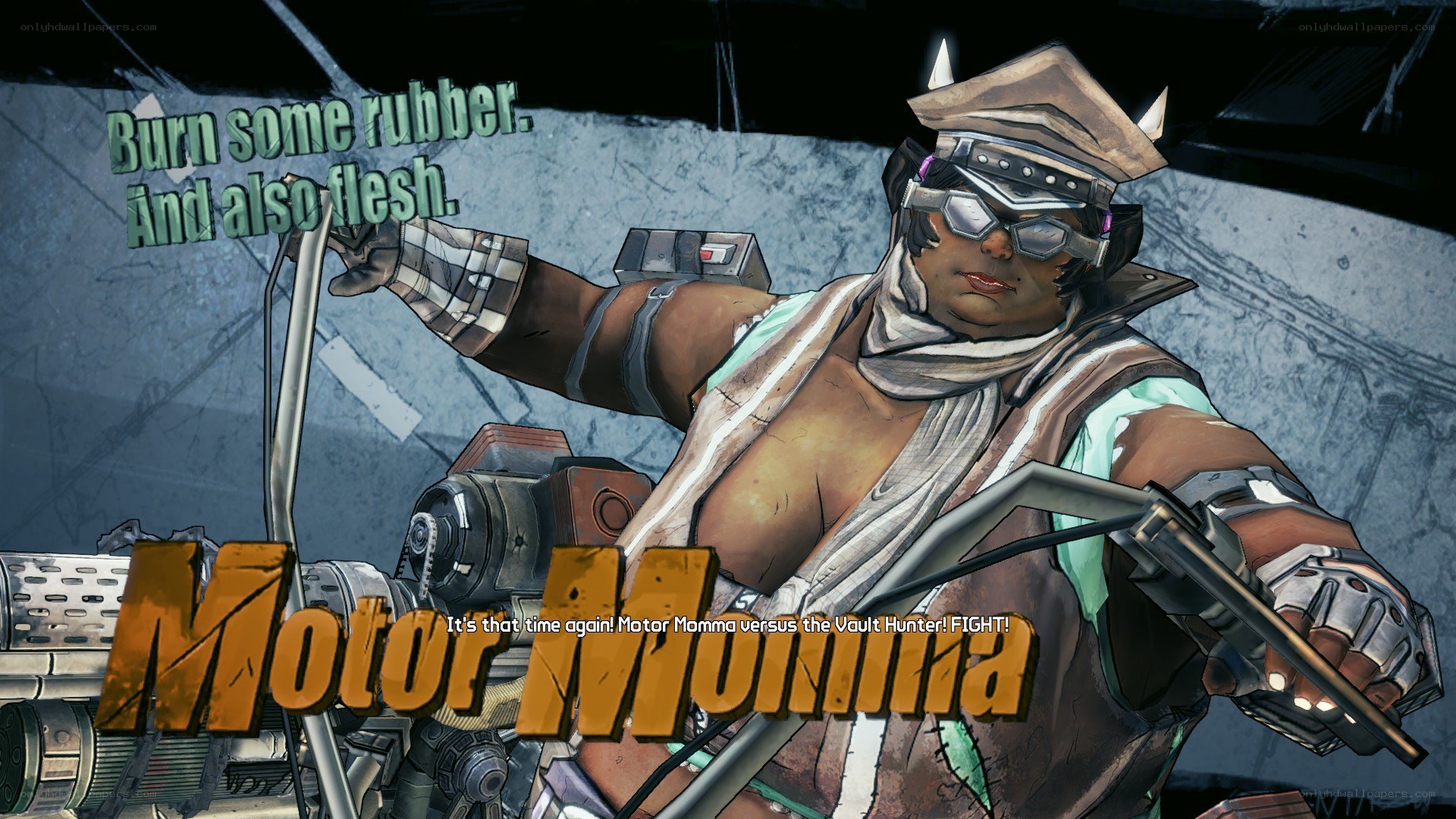 Motor Mama battle scene