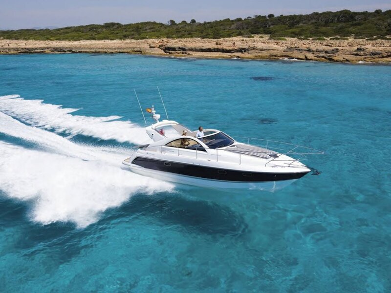 Motor Yacht in Blue Water