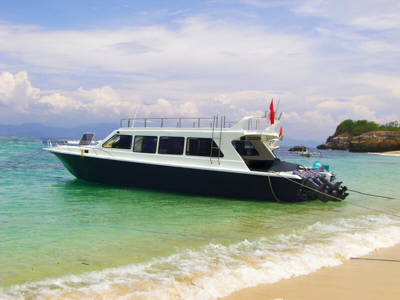 Motorboat at Beach