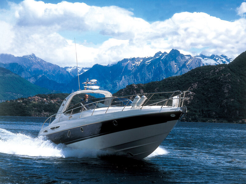 Motorboat on a Lake