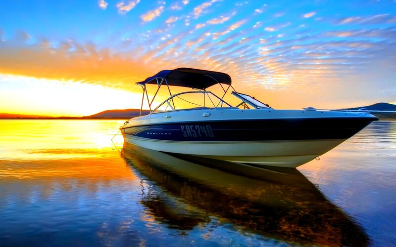 Motorboat on Water