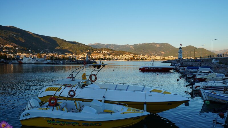 Motorboats in Harbor