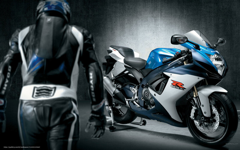 motorcycle and rider in gear
