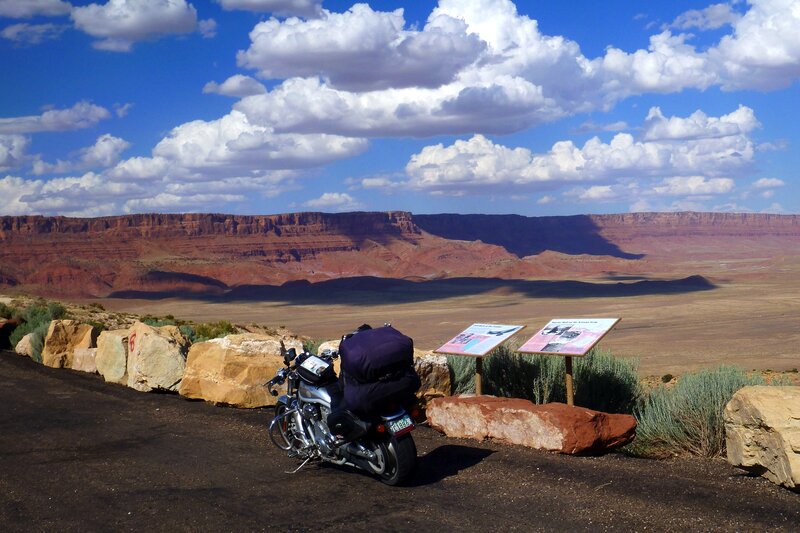 Motorcycle at Overlook