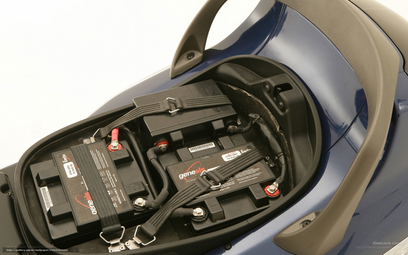 motorcycle battery compartment