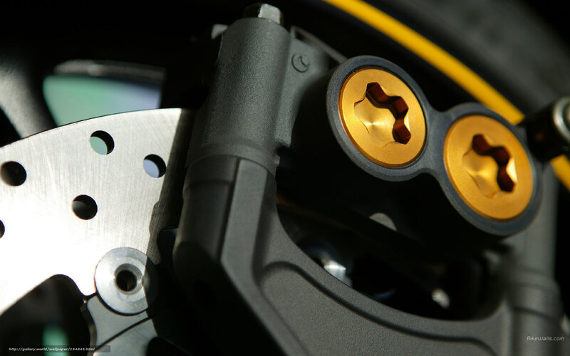 Motorcycle Brake Caliper — Black