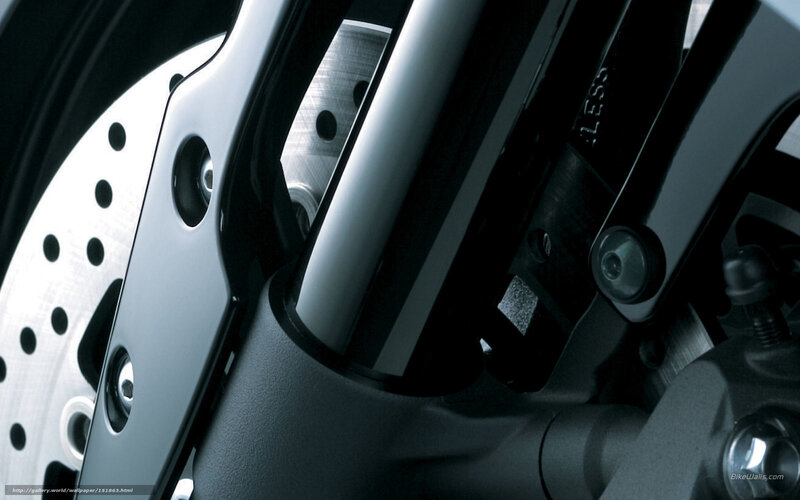 Motorcycle Brake System — Black, Dramatic