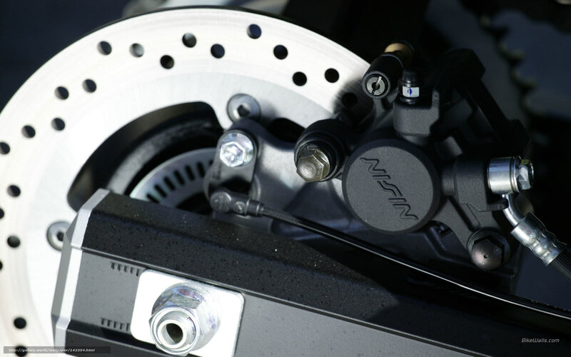 Motorcycle Brake System — Black