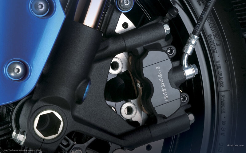 Motorcycle Brake System — Blue