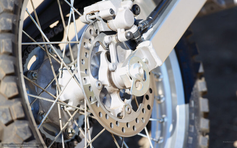 motorcycle brake system close-up