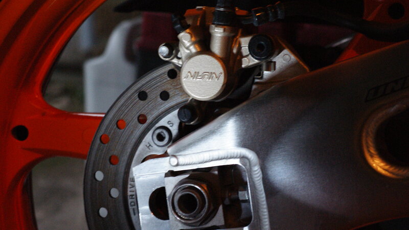 Motorcycle Brake System — Red