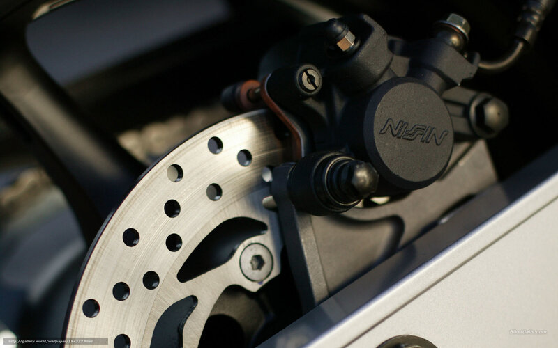 Motorcycle Brake System — Silver, Mechanical, Photograph