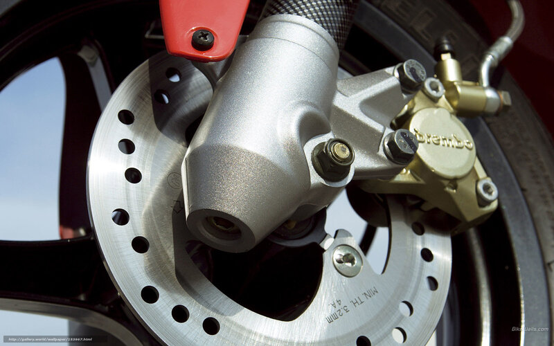 Motorcycle Brake System — Silver, Mechanical