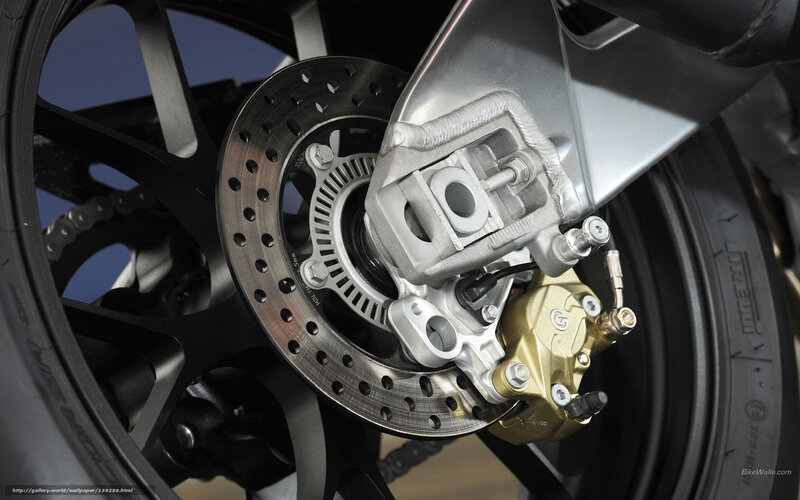 Motorcycle Brake System — Silver