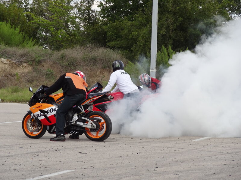 Motorcycle Burnout
