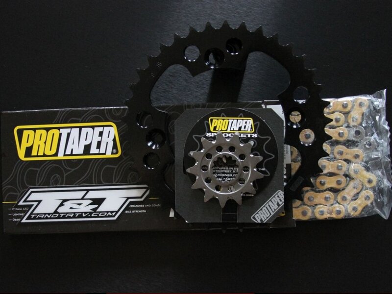 Motorcycle Chain and Sprockets