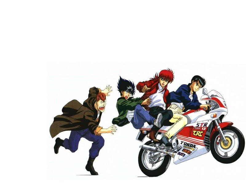 motorcycle chase scene