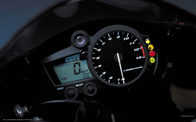Motorcycle Dashboard — Black, Dark, Photograph, Speedometer, Digital Display