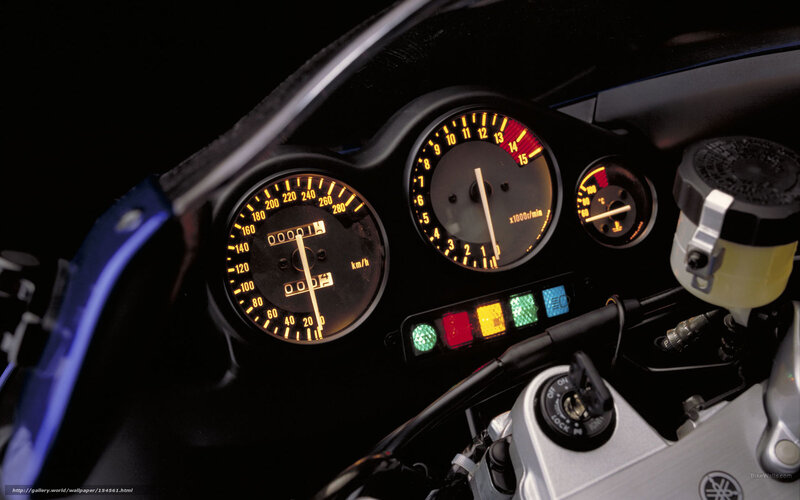 Motorcycle Dashboard — Black, Dark, Photograph, Speedometer