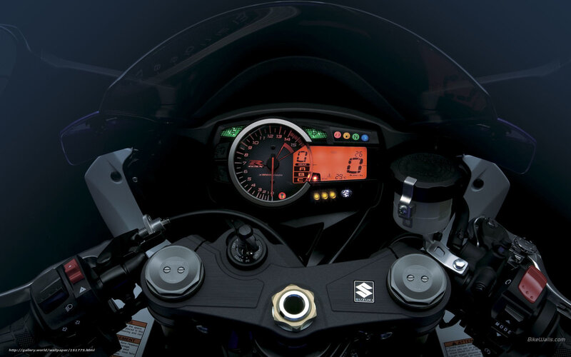 Motorcycle Dashboard — Black, Dark, Photograph