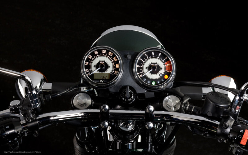Motorcycle Dashboard — Black, Dramatic, Photograph, Handlebars, Speedometer, Tachometer