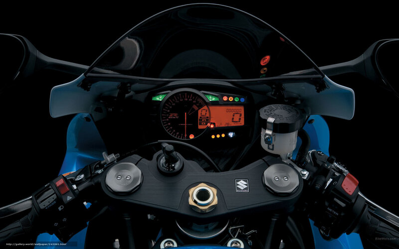 Motorcycle Dashboard — Black, Dramatic, Photograph
