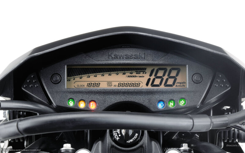 Motorcycle Dashboard — Black, Neutral, Photograph, Handlebars, Instrument Cluster, Key