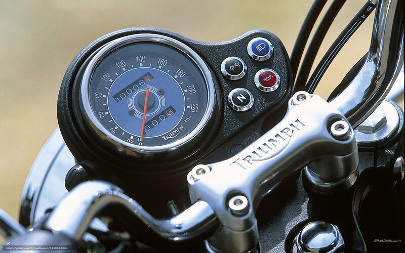 Motorcycle Dashboard — Black, Neutral, Photograph, Handlebars, Speedometer, Buttons