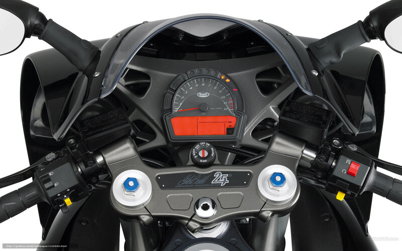 Motorcycle Dashboard — Black, Neutral, Photograph, Handlebars, Speedometer