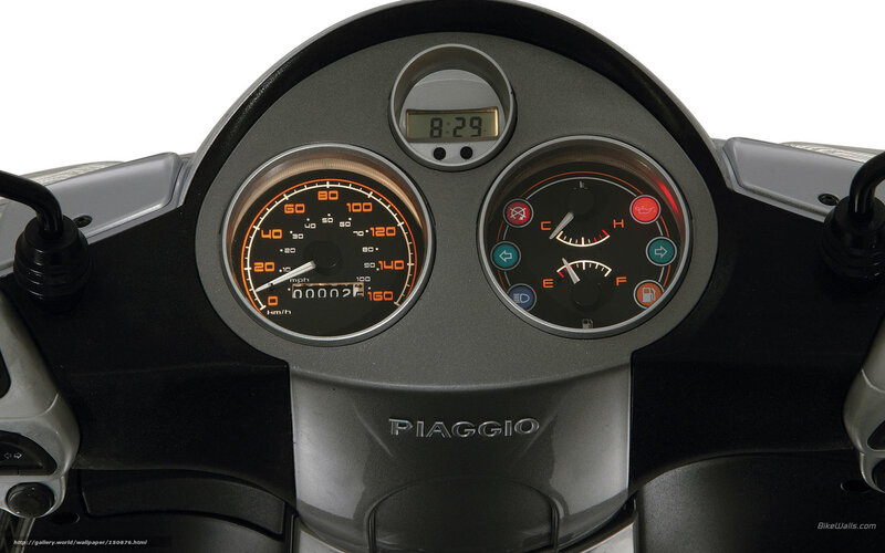 Motorcycle Dashboard — Black, Neutral, Photograph, Speedometer, Fuel Gauge, Digital Clock