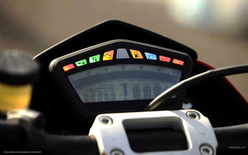 Motorcycle Dashboard — Black, Neutral, Sunset
